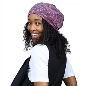 Satin Slouchy Beanie Cap